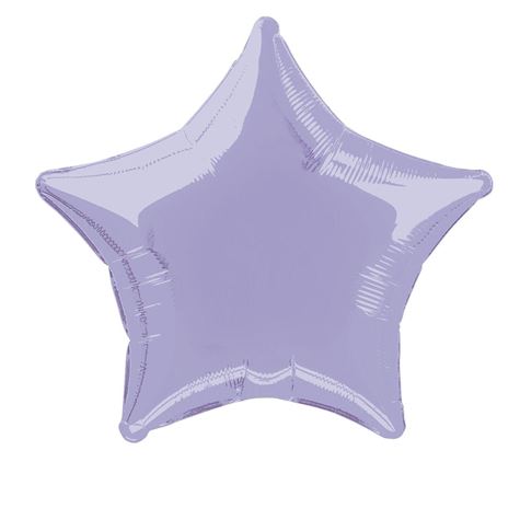 1  50 cm star foil balloon packaged   lavender