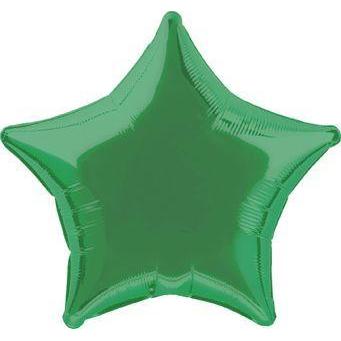 1  50 cm star foil balloon packaged   green