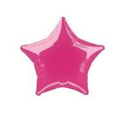 1  50 cm star foil balloon packaged   hot pink