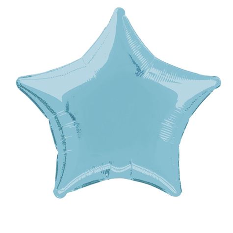 1  50 cm star foil balloon packaged   baby blue