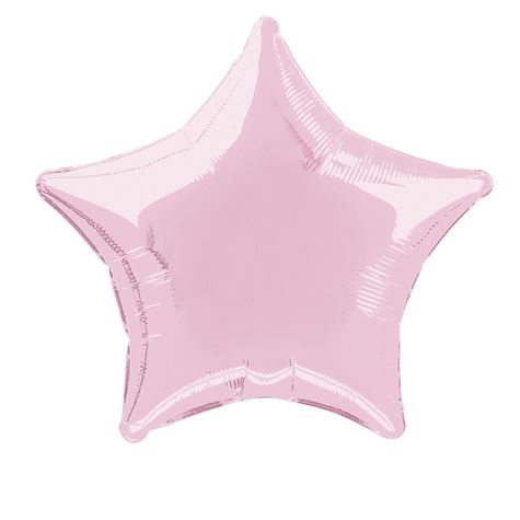 1  50 cm star foil balloon packaged   pastel pink