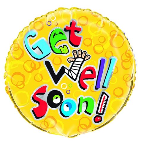 1  46 cm foil balloon packaged   get well humor