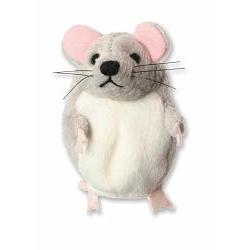 grey mouse finger puppet