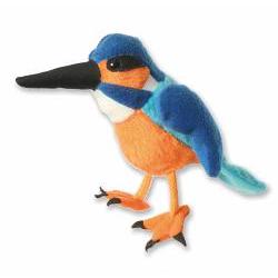 kingfisher finger puppet