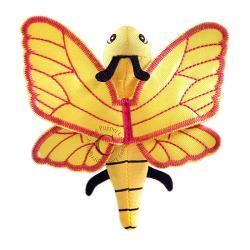 yellow butterfly finger puppet