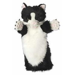 black  white cat long sleeved