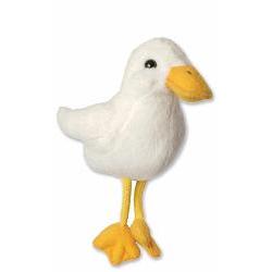 white duck finger puppet