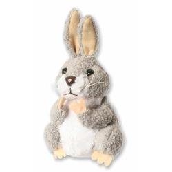 grey rabbit finger puppet