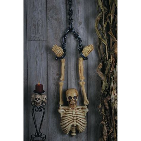 hanging corpse torso with shackles