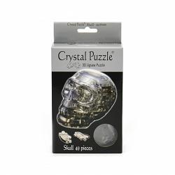 puzzle 3d crystal skull black/ 49 pcs