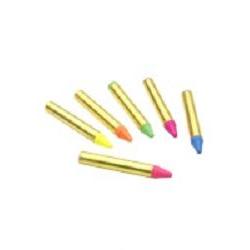 neon crayons/6 colours/ sminkestifter/ grease
