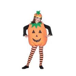 pumpkin costume/orange/face/child size