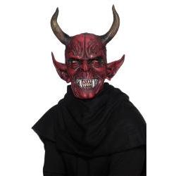 demon devil mask/full head/red
