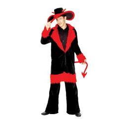 devil pimp costume/coat/trousers/hat