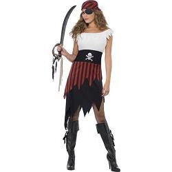 pirate wench kostyme/ strl 44 46