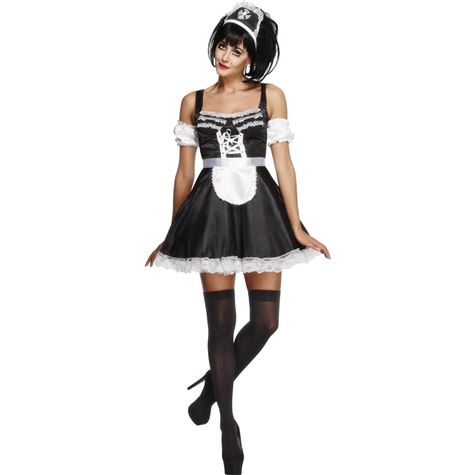 fever flirty french maid kostyme/ strs 36 38