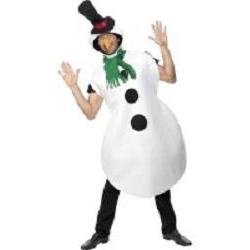 snowman costume with scarfnose/ adult