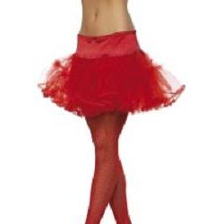 petticoat red tulle one size
