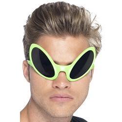 alien sunglasses green