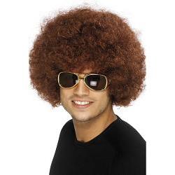 70s funky afro wig brown/ 120g