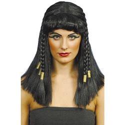 cleopatra wig/ black braids/display bag