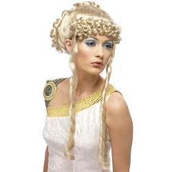 greek goddess wig/ blonde w/ringlets