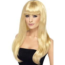 babelicious wig blonde/ long/ straight with fringe