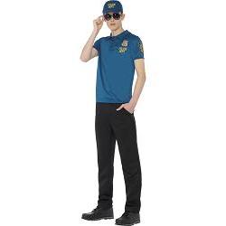 cool city cop instant kit blue with t shirt cap  