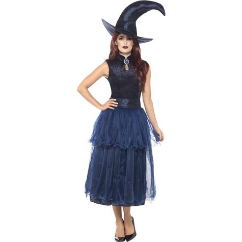 deluxe midnight witch kjole/ str l 44/46