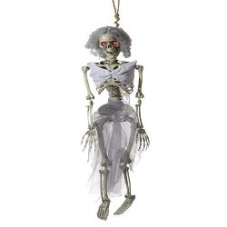 animated hanging bride skeleton decoration natural