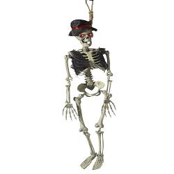 animated hanging groom skeleton decoration natural