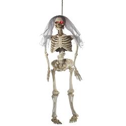 light up latex hanging bride skeleton decoration n