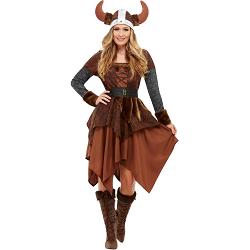 viking barbarian queen kostyme str m 40/42