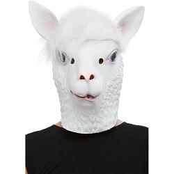 lama latex hel maske/ hvit
