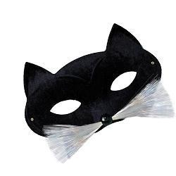 cat/black/eyemask velvet whiskers