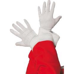 hvite hansker one size ungdom/voksen