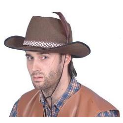 cowboy/dallas hat/brown/felt