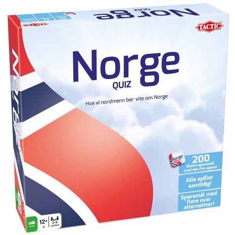 norge quiz 12 ar+