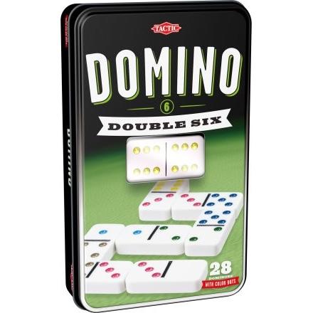 double six domino/ 28 brikker 5+