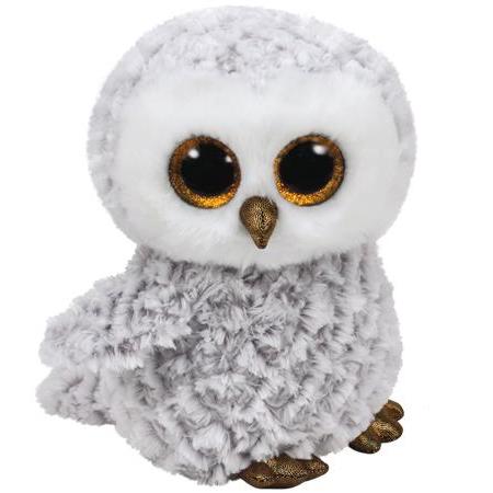 ty owlette   white owl medium/ beanie boos