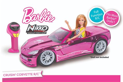 nikko barbie crusin corvette