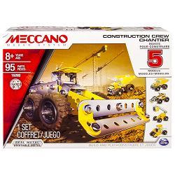 meccano   5 models set 
construction crew 8+