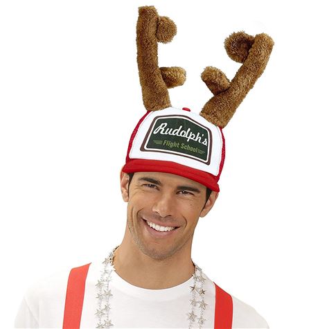 reindeer horns cap