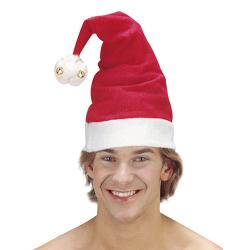santa claus hat with bells