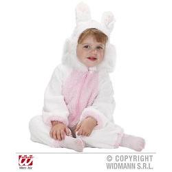 fuzzy bunny hooded jumpsuit/ kanin