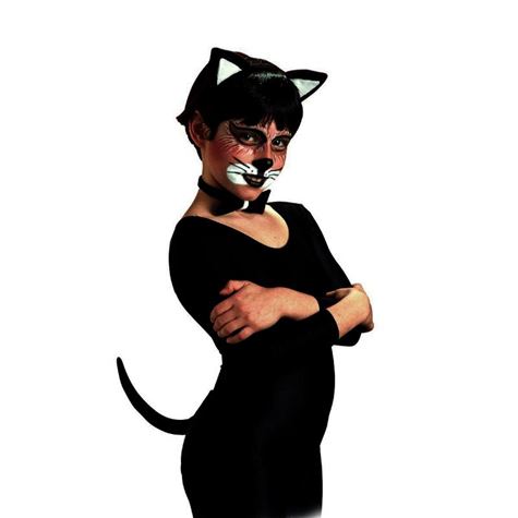 cat dress up set ears/ bowtie/ tail