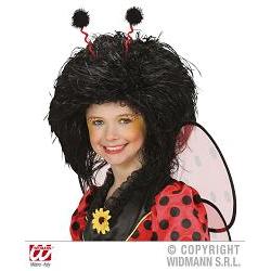 character wig black   in polybag