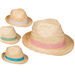 straw hat with band/ one size/ ca 27 cm/ 4 colour 0