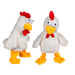 plush choke a rooster with movement  sound/ ca 3 0