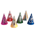 glitter decorated metallic cone hat h 28 c 0
